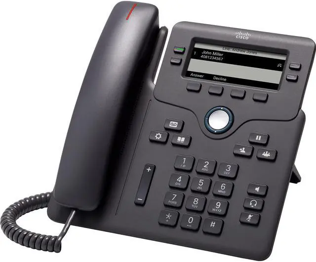 Main image of IP Phone 6851 with Multiplatform Firmware Supporting 4 SIP registrations CP-6851-3PCC-K9, Basic Cards (CP-6851-3PCC-K9=)