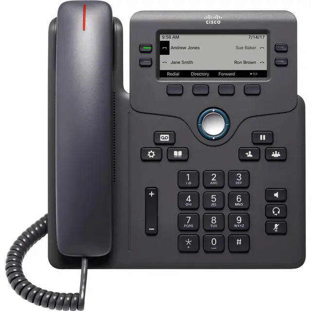 Alt view image 2 of 3 - IP Phone 6851 with Multiplatform Firmware Supporting 4 SIP registrations CP-6851-3PCC-K9, Basic Cards (CP-6851-3PCC-K9=)