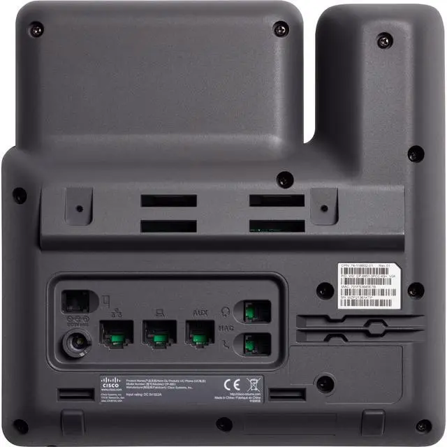 Alt view image 3 of 3 - IP Phone 6851 with Multiplatform Firmware Supporting 4 SIP registrations CP-6851-3PCC-K9, Basic Cards (CP-6851-3PCC-K9=)