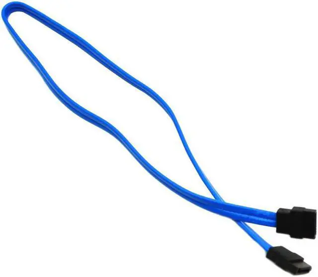 Main image of D9231_LOT25 LOT OF 25 Dell 17" Blue Straight TO Sata HDD Optical Data Cables D9231 Sata Cable Lots