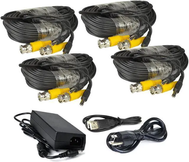 Alt view image 13 of 16 - First Alert Hs-4700-s 4 Wired Security Camera Recording System With 7 in. Lcd Display & Built-in Dvr