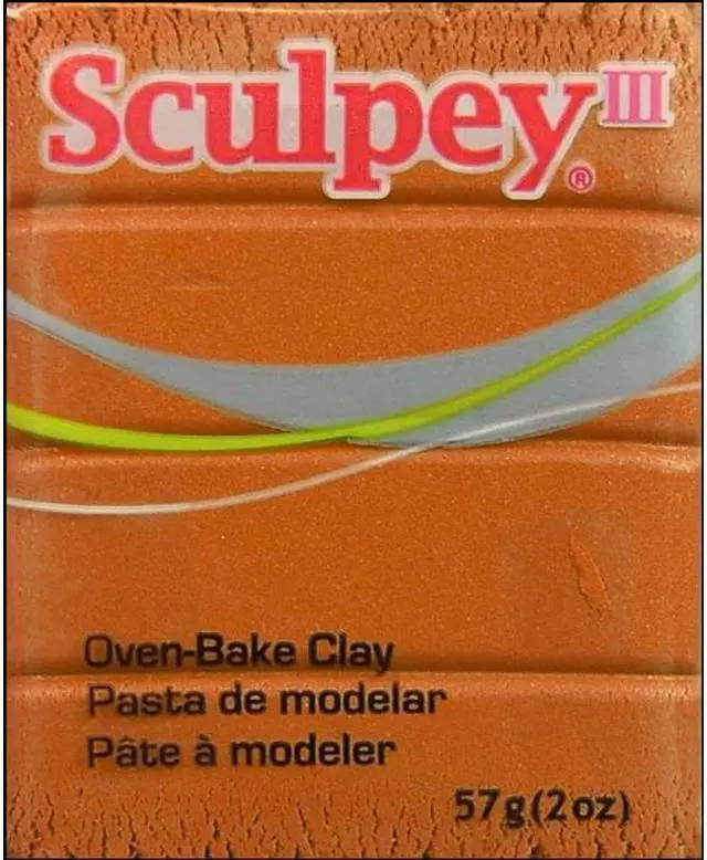 Alt view image 6 of 6 - Sculpey III Polymer Clay 2oz-Gold
