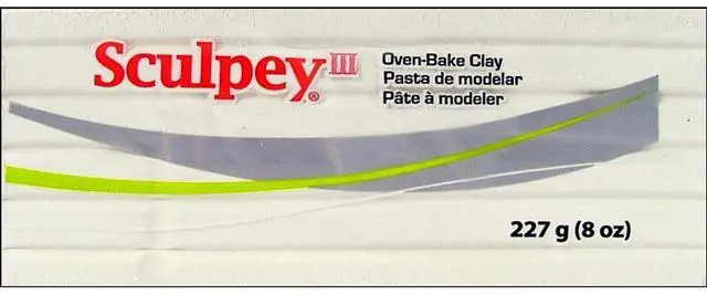 Alt view image 2 of 2 - Polyform 439309 Sculpey III Polymer Clay 8 Ounces-White