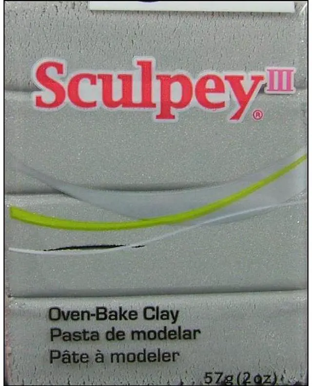 Alt view image 5 of 5 - Sculpey III Polymer Clay 2oz-Silver