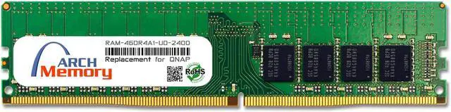 Main image of 4GB RAM-4GDR4A1-UD-2400 DDR4-2400 PC4-19200 288-Pin UDIMM RAM Replacement Memory for QNAP