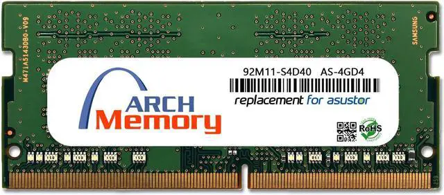 Main image of 4GB 92M11-S4D40 AS-4GD4 DDR4-2400 260-Pin So-dimm RAM Replacement Memory for Asustor