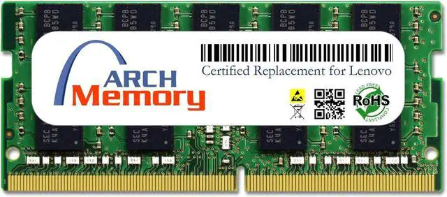 Main image of 16GB 4X71B07147 260-Pin DDR4-2933 PC4-23400 ECC Sodimm RAM Replacement Memory for Lenovo