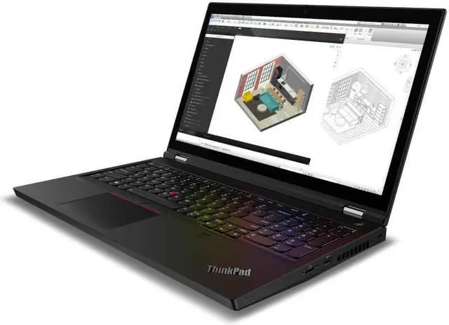 Alt view image 7 of 7 - Lenovo ThinkPad P15 Intel Laptop, 15.6" FHD IPS  500 nits, i9-10885H, NVIDIA Quadro T2000 4GB, 16GB, 512GB SSD, Win 10 Pro