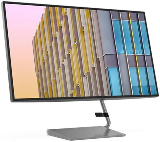 Alt view image 4 of 20 - Lenovo 27 inch QHD Monitor - Q27h-10, 27 inch" IPS