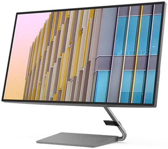 Alt view image 3 of 20 - Lenovo 27 inch QHD Monitor - Q27h-10, 27 inch" IPS