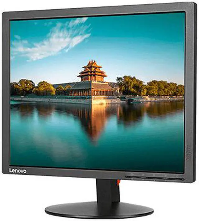 Alt view image 4 of 20 - Lenovo ThinkVision T1714p 17 Inch Square LED Backlit LCD Monitor