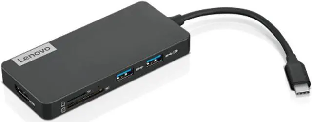 Alt view image 2 of 14 - Lenovo USB-C 7-in-1 Hub