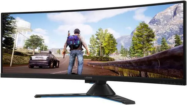 Alt view image 11 of 20 - Lenovo Legion Y44w-10 43.4 Inch  WLED Ultra-wide Curved Panel HDR Gaming Monitor With Speaker