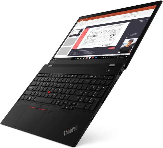 Alt view image 3 of 6 - Lenovo ThinkPad T15 Laptop, 15.6" FHD IPS  250 nits, i5-10210U,   UHD Graphics, 16GB, 512GB SSD, Win 10 Pro