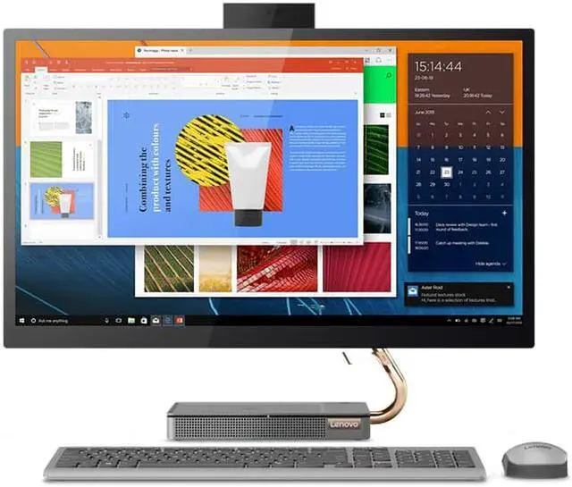 Alt view image 17 of 20 - Lenovo IdeaCentre 5 27" QHD Touchscreen All-in-One Computer Intel Core i7-10700T 16GB RAM 256GB SSD + 1TB HDD Mineral Gray