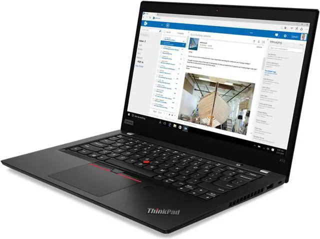 Alt view image 4 of 10 - Lenovo ThinkPad X13 Laptop, 13.3" FHD IPS  300 nits, i5-10210U,   UHD Graphics, 8GB, 256GB SSD, Win 10 Pro