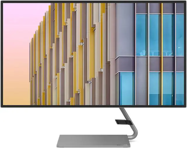 Alt view image 2 of 20 - Lenovo 27 inch QHD Monitor - Q27h-10, 27 inch" IPS