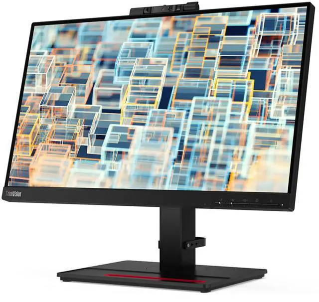 Alt view image 3 of 20 - Lenovo ThinkVision T22v-20 21.5" 16:9 Full HD VoIP IPS 60Hz LCD Monitor with Built-in Speakers