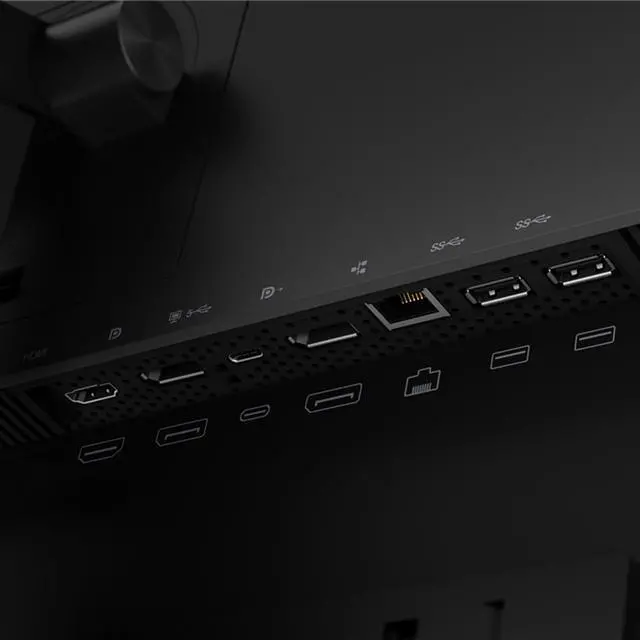 Alt view image 14 of 15 - Lenovo ThinkVision P24h-20 24" (Actual Size: 23.8") WLED QHD 2560 x 1440 2K Type-C HDMI DisplayPort IPS Monitor