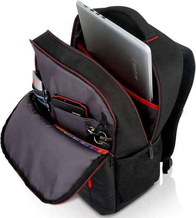 Alt view image 4 of 9 - Lenovo 15.6 Laptop Backpack B510