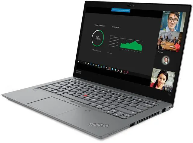 Alt view image 3 of 7 - Lenovo ThinkPad T14 Gen 2 Laptop Intel Core i5-1145G7 16 GB Memory 256 GB SSD 14.0" FHD Windows 11 Pro