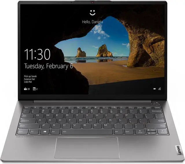 Main image of Lenovo ThinkBook 13s Gen 2 Intel Laptop, 13.3" IPS 300 nits, i7-1165G7, Iris Xe Graphics, 16GB, 512GB SSD, Win 10 Pro