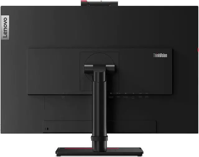Alt view image 8 of 11 - Lenovo ThinkVision T27hv-20 27" 2560 x 1440 2K IPS HDMI DisplayPort USB-C Built-In Speakers/Mic Webcam Tilt Swivel Pivot Height Adjust VESA VoIP Monitor