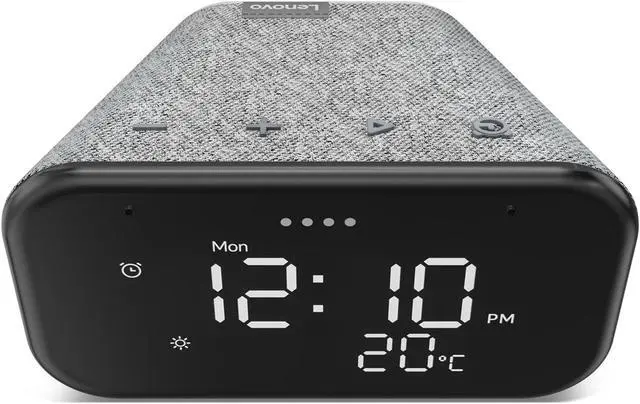 Alt view image 5 of 11 - Lenovo ZA740005US SmartClock Essential Luna