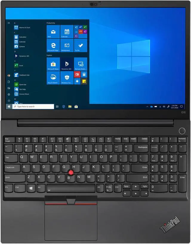 Alt view image 6 of 7 - Lenovo ThinkPad E15 Gen 2 Intel Laptop, 15.6"" FHD IPS 15.6" FHD (1920x1080) IPS 250nits Anti-glare w/720p Camera, i5-1135G7,   Iris Xe Graphics functions as UHD Graphics, 8GB, 256GB