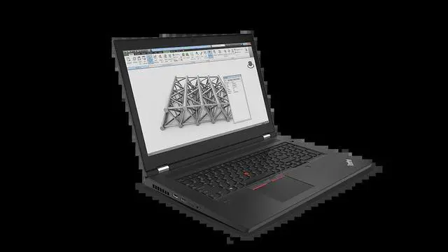 Alt view image 2 of 5 - Lenovo ThinkPad P17 Gen 2 Intel Laptop, 17.3" FHD IPS 300 nits, i9-11950H, RTX A2000 4GB, 16GB, 512GB SSD, Win 10 Pro