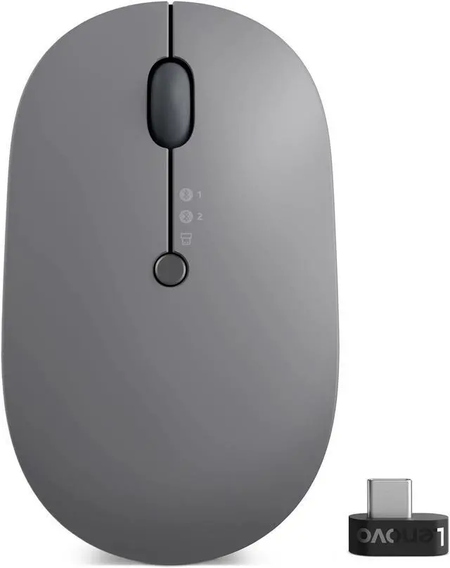 Main image of Lenovo Go Wireless Multi-Device Mouse (Storm Grey)