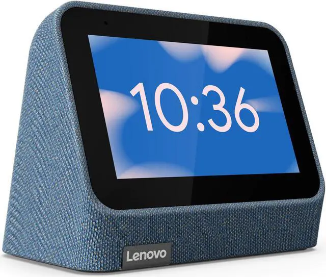 Alt view image 3 of 7 - Lenovo Smart Clock Gen 2, Blue, with Charging Station, 3.97" IPS Touch, 1GB, 8GB