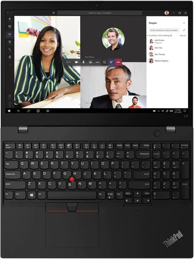 Alt view image 11 of 12 - Lenovo ThinkPad L15 Gen 2 Intel Laptop, 15.6" FHD IPS 250 nits, i7-1165G7, UHD Graphics, 16GB, 512GB SSD, Win 10 Pro