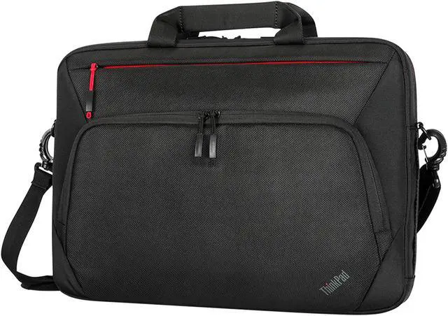 Alt view image 3 of 19 - Lenovo Essential Plus Carry Briefcase for 15.6" Laptop Black 4X41A30365