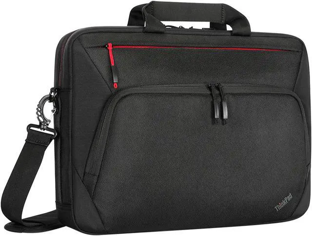 Alt view image 2 of 19 - Lenovo Essential Plus Carry Briefcase for 15.6" Laptop Black 4X41A30365