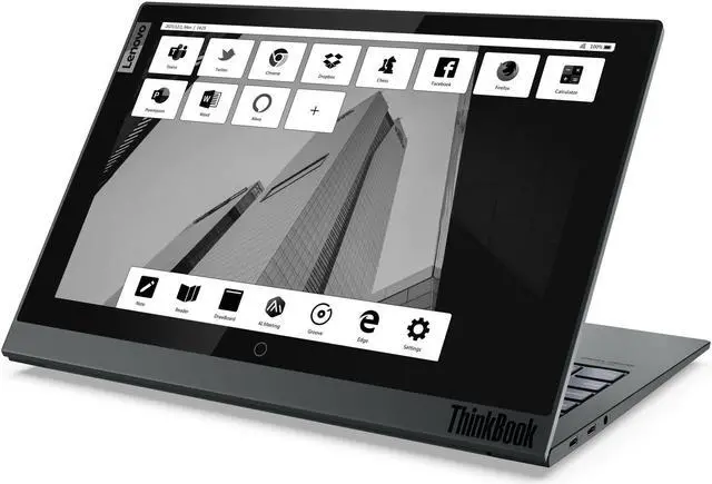 Main image of Lenovo ThinkBook Plus Gen 2 Intel Laptop, 13.3" IPS Touch  Low Blue Light, i5-1130G7,  Iris Xe, 16GB, 512GB, Win 10 Pro