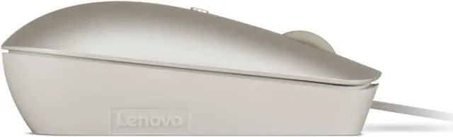 Alt view image 4 of 7 - Lenovo 540 USB-C Wired Compact Mouse (Sand)