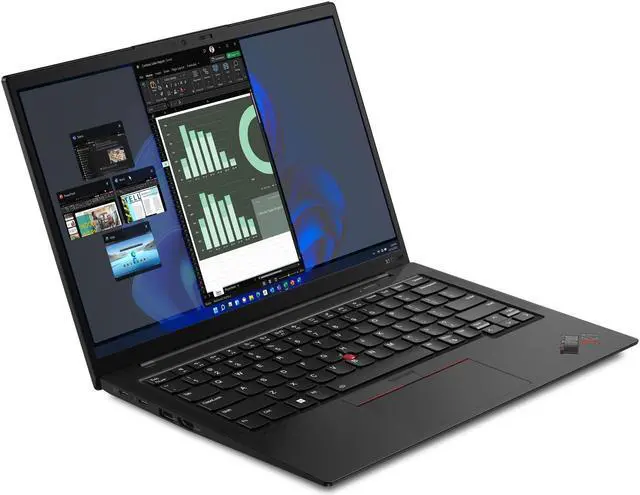 Alt view image 2 of 7 - Lenovo ThinkPad X1 Carbon Gen 10 Intel Laptop, 14" IPS Touch, i7-1260P,  Iris Xe, 16GB, 1TB, Win 11 Pro, 1 YR On-site Warranty