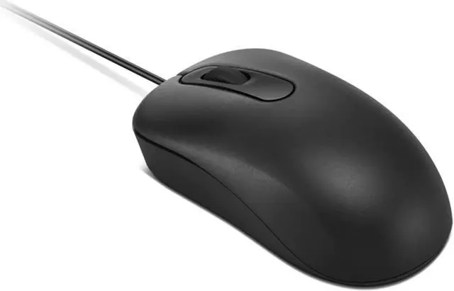 Alt view image 9 of 19 - Lenovo Basic Ambidextreous Optical 3 Buttons Wired USB Mouse Black 4Y51C68693