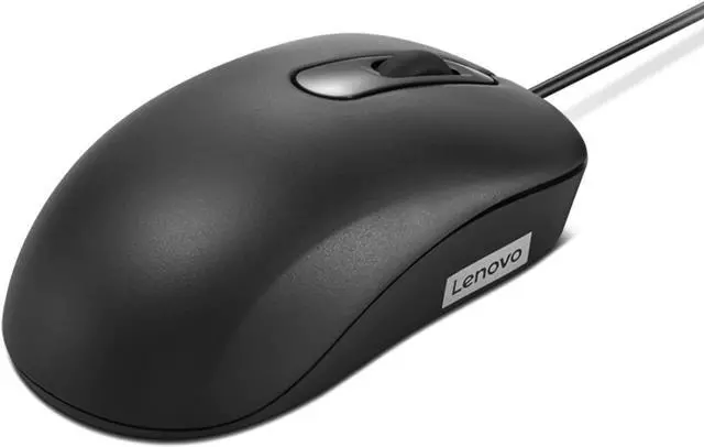 Alt view image 10 of 19 - Lenovo Basic Ambidextreous Optical 3 Buttons Wired USB Mouse Black 4Y51C68693