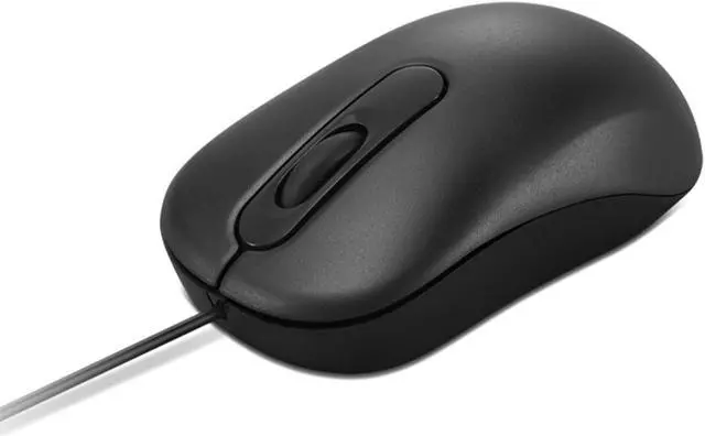 Alt view image 12 of 19 - Lenovo Basic Ambidextreous Optical 3 Buttons Wired USB Mouse Black 4Y51C68693