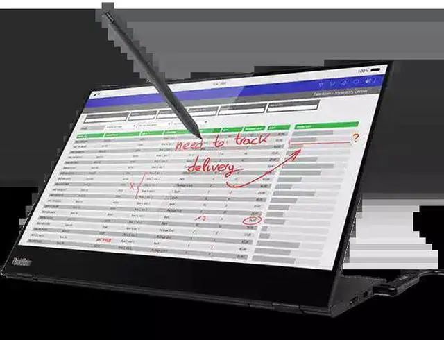Alt view image 7 of 20 - Lenovo ThinkVision M14t 14" USB-C Mobile Monitor with Touch Screen