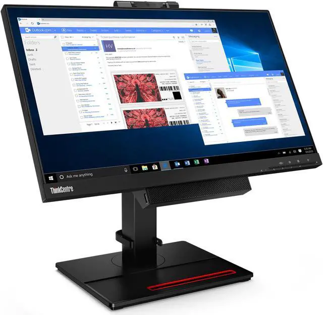 Alt view image 2 of 20 - Lenovo 11GTPAR1US ThinkCentre Tiny In One 22" Full HD Desktop Display Monitor