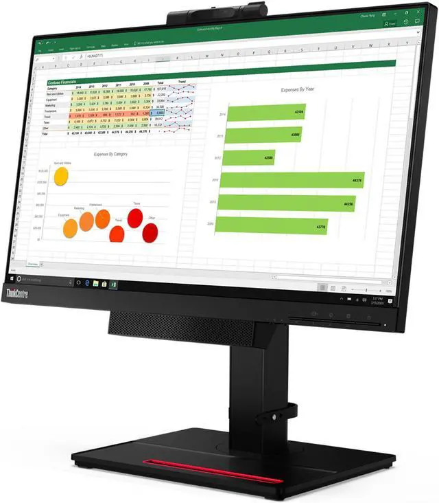Alt view image 3 of 20 - Lenovo 11GTPAR1US ThinkCentre Tiny In One 22" Full HD Desktop Display Monitor