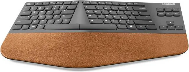 Alt view image 6 of 20 - Lenovo 4Y41C33748 Storm Gray RF Wireless Wireless Split Keyboard - US English - Wireless Connectivity - 2.40 GHz - English (US) - PC