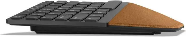 Alt view image 8 of 20 - Lenovo 4Y41C33748 Storm Gray RF Wireless Wireless Split Keyboard - US English - Wireless Connectivity - 2.40 GHz - English (US) - PC