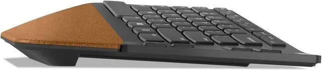Alt view image 9 of 20 - Lenovo 4Y41C33748 Storm Gray RF Wireless Wireless Split Keyboard - US English - Wireless Connectivity - 2.40 GHz - English (US) - PC