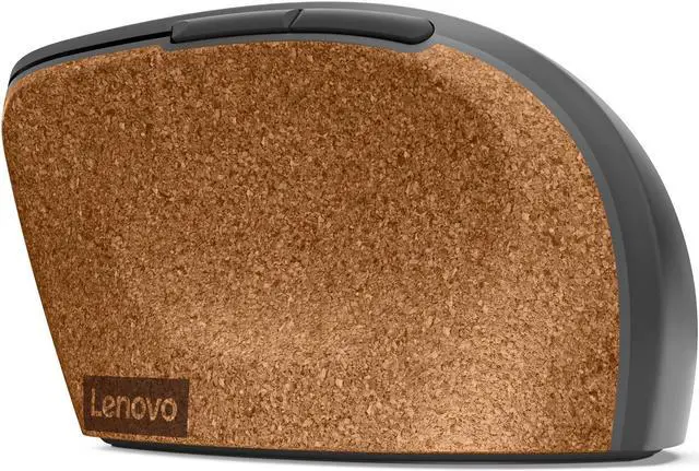 Alt view image 5 of 5 - Lenovo Go Wireless Vertical Mouse - Optical - Wireless - 2.40 GHz - Storm Gray - USB Type A - 2400 dpi - Scroll Wheel - 6 Button(s) - 3 Programmable Button(s)