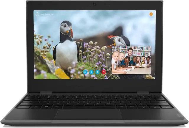 Alt view image 16 of 20 - Lenovo 100e (2nd Gen) 82GJ000DUS 11.6" Netbook - HD - 1366 x 768 - AMD 3015e Dual-core (2 Core) 1.20 GHz - 4 GB RAM - 64 GB Flash Memory - Black - Windows 10 Pro - AMD Radeon Graphics - Twisted n