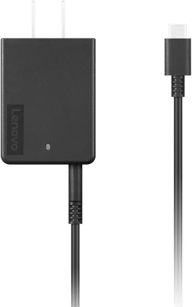 Alt view image 3 of 9 - Lenovo 45W USB-C AC Portable Adapter 4X20V07881
